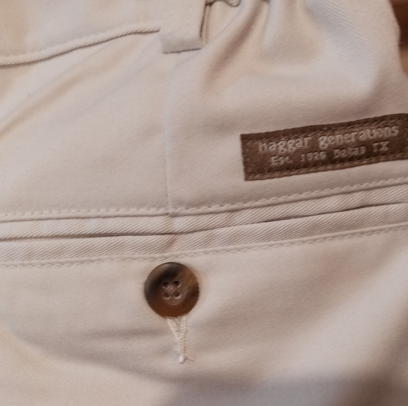 Haggar dress twill khaki shorts NWT - Picture 4 of 7